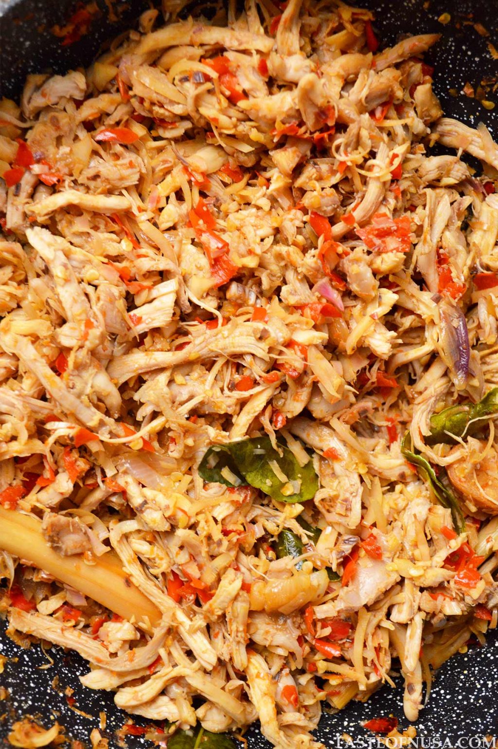 Torch Ginger Shredded Chicken (Ayam Suwir Taste of Nusa