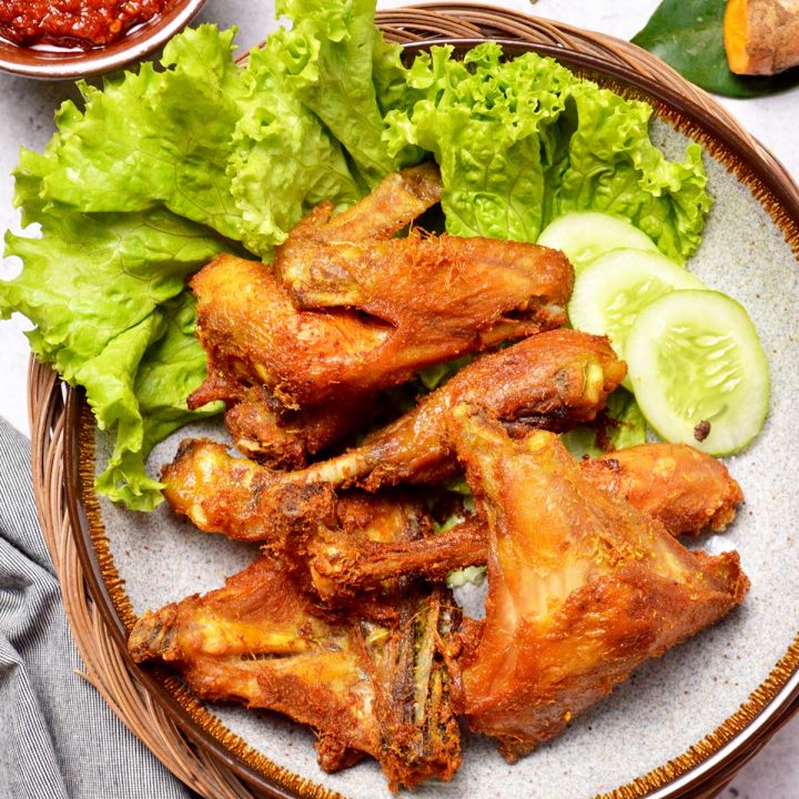 ayam goreng ungkep indonesian fried chicken