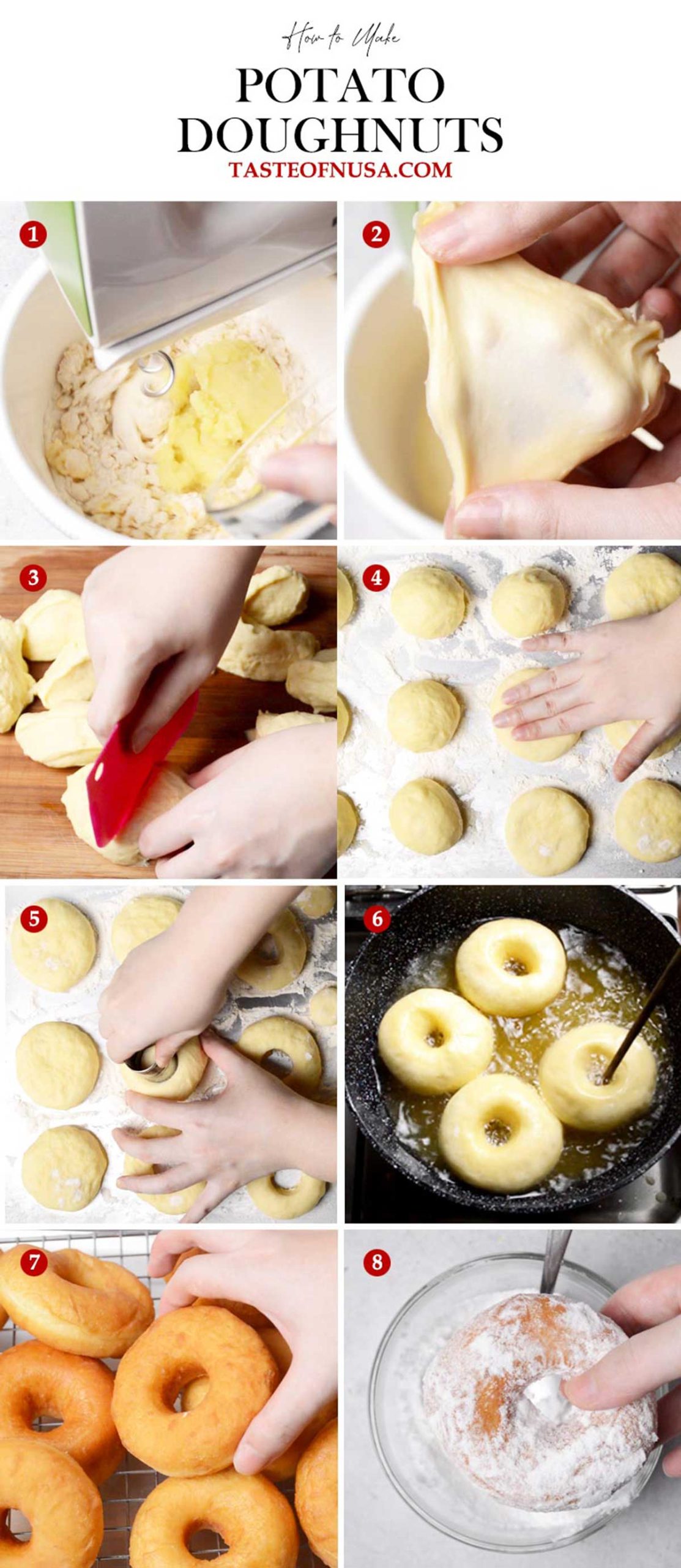 how to make potato doughnuts
