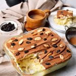 klappertaart or indo dutch coconut cake