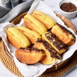 kue pukis indonesian coconut milk cake with chocolate sprinkles