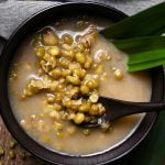 mung bean soup or bubur kacang hijau